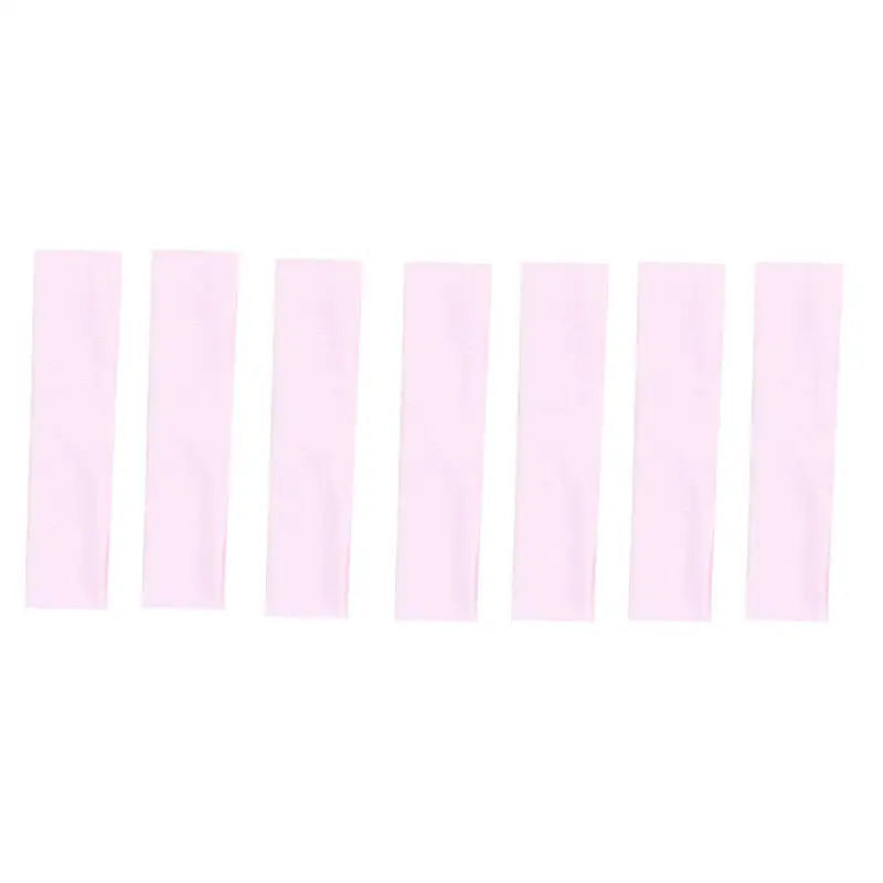 7Pcs Solid Color High Elasticity Headbands Yoga Exercise Headband Hair Accessories Sweat Absorbing Wide Edge Headband