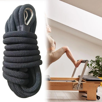 Pilates Reformer Pull Rope Part for Yoga Exercise Equipment Balance Training With Iron Ring Versatile Professional Band  Strap