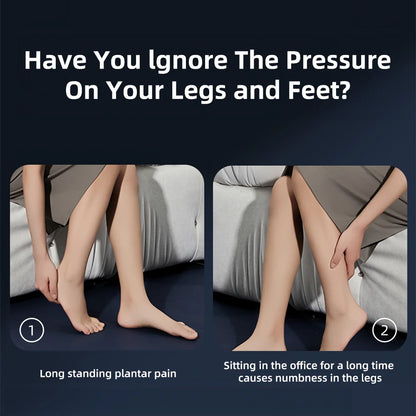 Electric Leg Massager Heating Therapy Hot Compress Shiatsu Kneading Roller Muscle Relaxation Pain Relief Foot Spa Machine