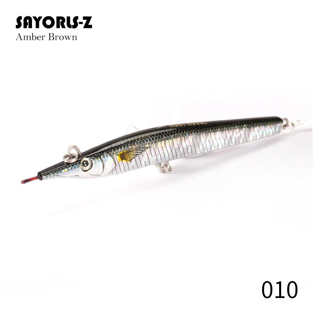 Hunthouse Needle Fish Fishing Lure 140mm/180mm Long Casting Pencil Stylo Stickbait Sinking Skipping Garfish Sphyraena Pesca