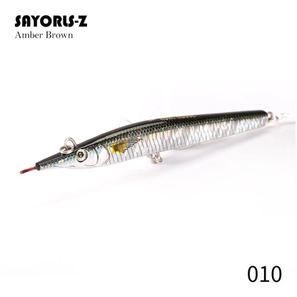 Hunthouse Needle Fish Fishing Lure 140mm/180mm Long Casting Pencil Stylo Stickbait Sinking Skipping Garfish Sphyraena Pesca