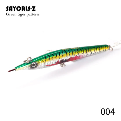Hunthouse Needle Fish Fishing Lure 140mm/180mm Long Casting Pencil Stylo Stickbait Sinking Skipping Garfish Sphyraena Pesca