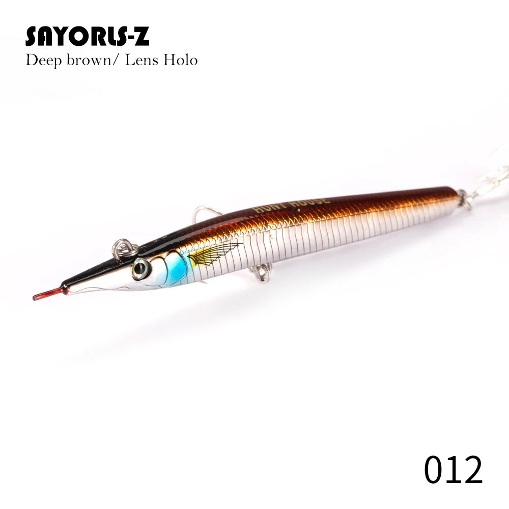 Hunthouse Needle Fish Fishing Lure 140mm/180mm Long Casting Pencil Stylo Stickbait Sinking Skipping Garfish Sphyraena Pesca