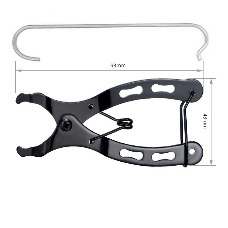 Bicycle Chain Link Pliers Repair Tool  Potable MTB Chain Squeeze Plier  Mini Bike Magic Buckle Quick Link Tool Bicycle Accessory