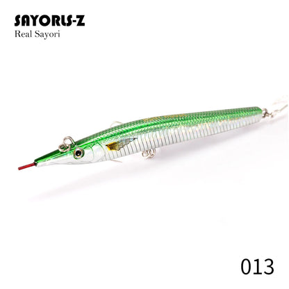 Hunthouse Needle Fish Fishing Lure 140mm/180mm Long Casting Pencil Stylo Stickbait Sinking Skipping Garfish Sphyraena Pesca