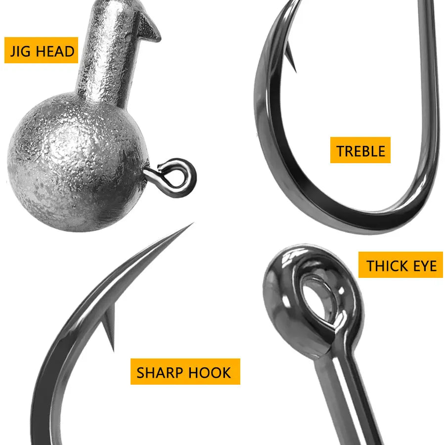 1g 2g 3g 4g 5g 10g 20g 22g 25g 28g crank Jig head hook fishing hook head Jig lure hard bait soft worm jig hook for fishing
