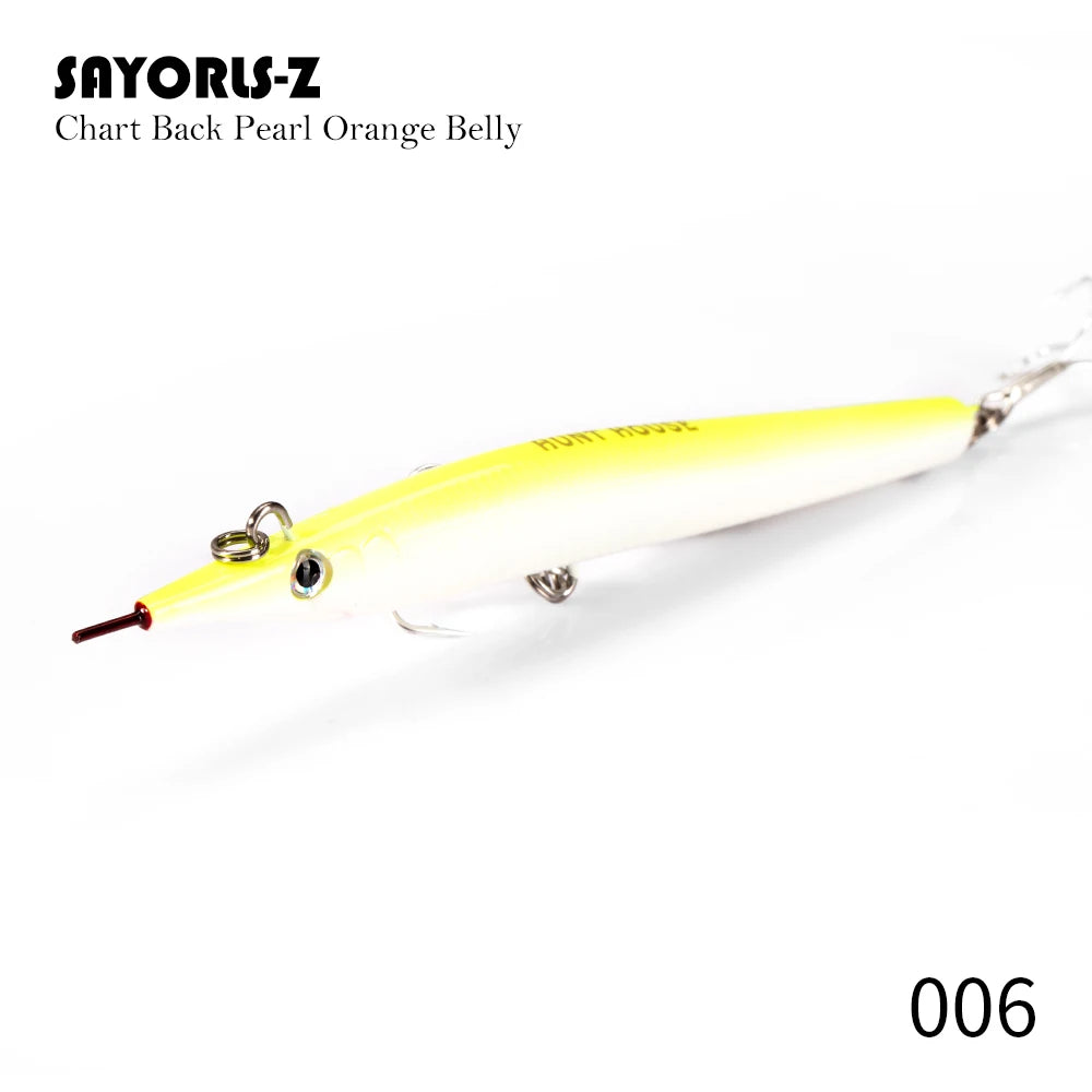 Hunthouse Needle Fish Fishing Lure 140mm/180mm Long Casting Pencil Stylo Stickbait Sinking Skipping Garfish Sphyraena Pesca
