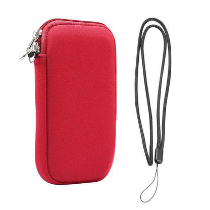 Universal Neoprene Mobile Phone Bag Case With Shoulder Strap For iPhone 16 15 14 Pro Max Samsung Xiaomi Huawei Shockproof Pouch