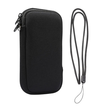 Universal Neoprene Mobile Phone Bag Case With Shoulder Strap For iPhone 16 15 14 Pro Max Samsung Xiaomi Huawei Shockproof Pouch