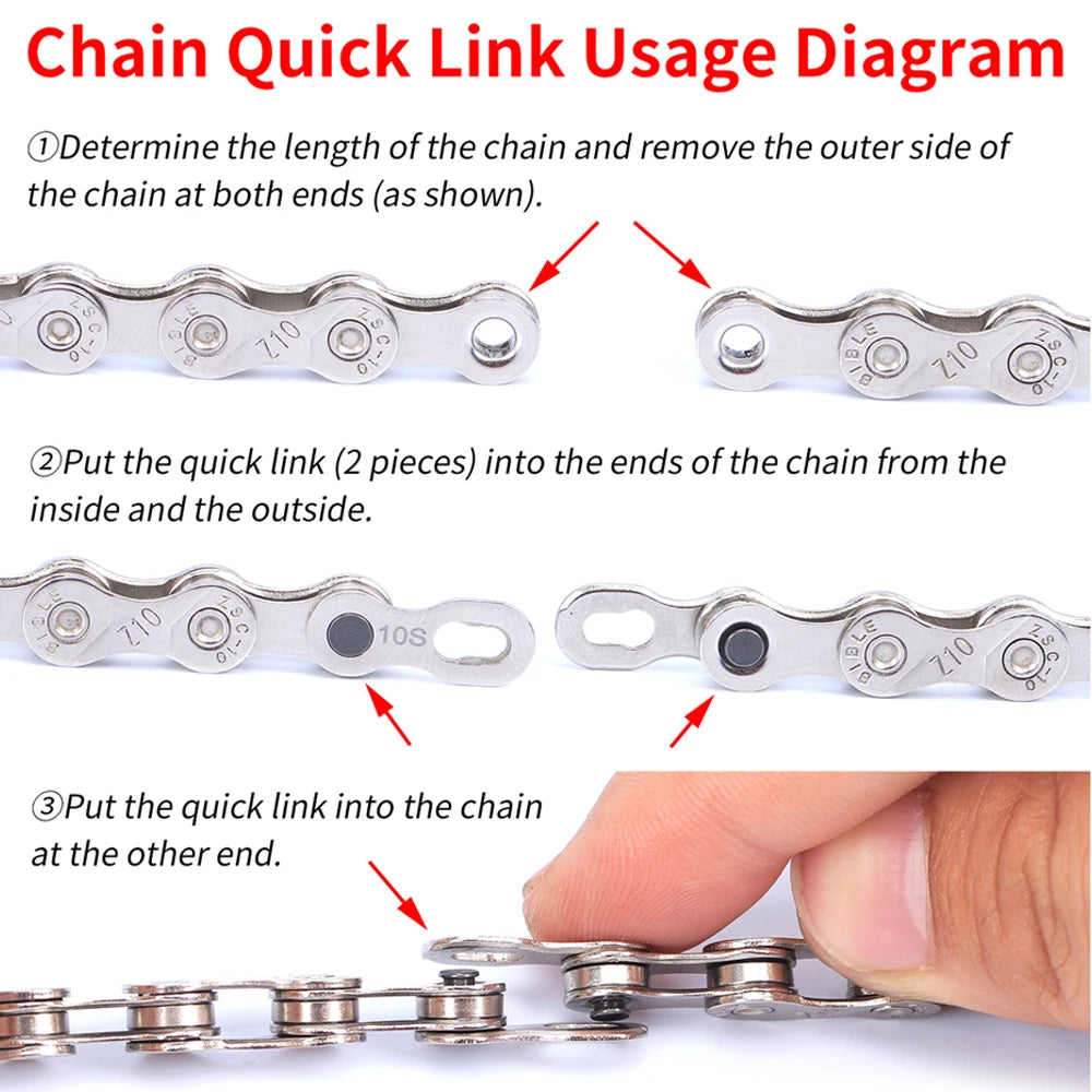 Bicycle Chain Link Pliers Repair Tool  Potable MTB Chain Squeeze Plier  Mini Bike Magic Buckle Quick Link Tool Bicycle Accessory