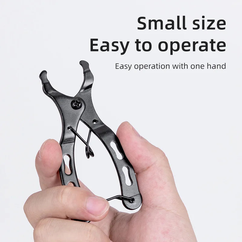 Bicycle Chain Link Pliers Repair Tool  Potable MTB Chain Squeeze Plier  Mini Bike Magic Buckle Quick Link Tool Bicycle Accessory