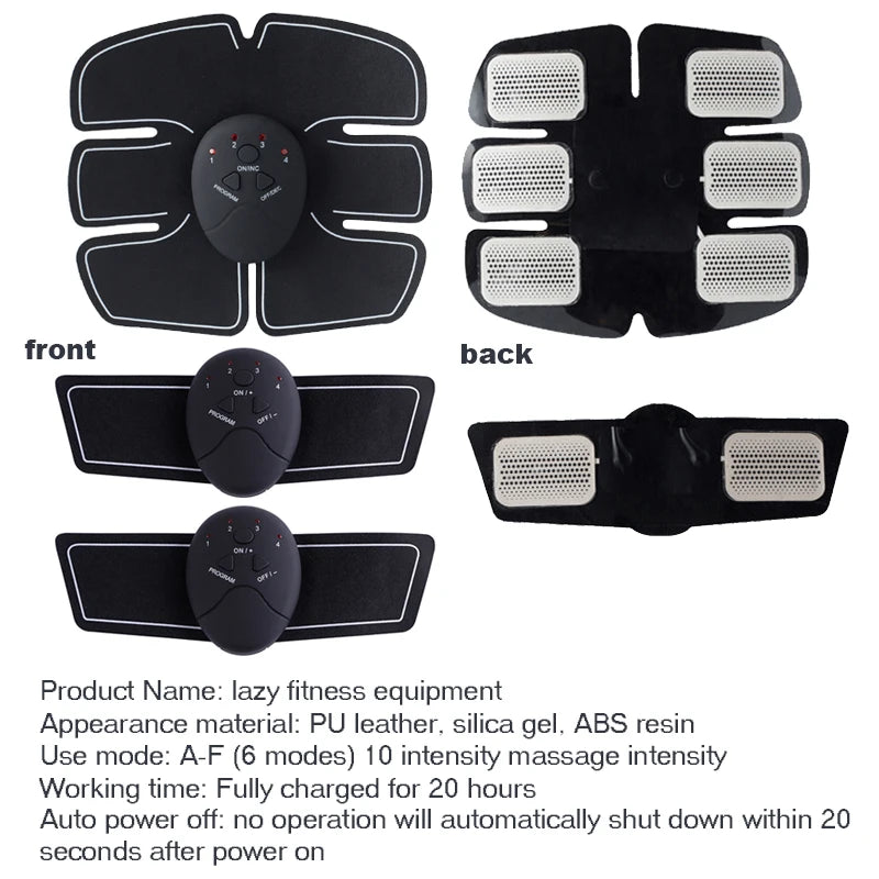 EMS Smart Hip Trainer Battery Muscle Stimulator Buttock Abdomen Pad Arm Leg Toner Fitness Body Shaper Unisex Workout Equiment
