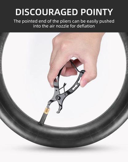 Bicycle Chain Link Pliers Repair Tool  Potable MTB Chain Squeeze Plier  Mini Bike Magic Buckle Quick Link Tool Bicycle Accessory