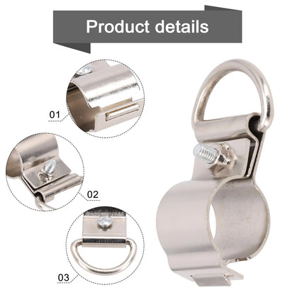 1pc Metal Shoulder Strap Trimmer Shaft Clamp Clip Compatible With EGO 56V String Outdoor Garden Power Tools Accessories