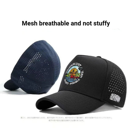 Big Size Closed Back Baseball Caps Mesh Breathable Trucker Caps for Big Heads Men Extra Large Head High Top Sports Cap 60cm 65cm