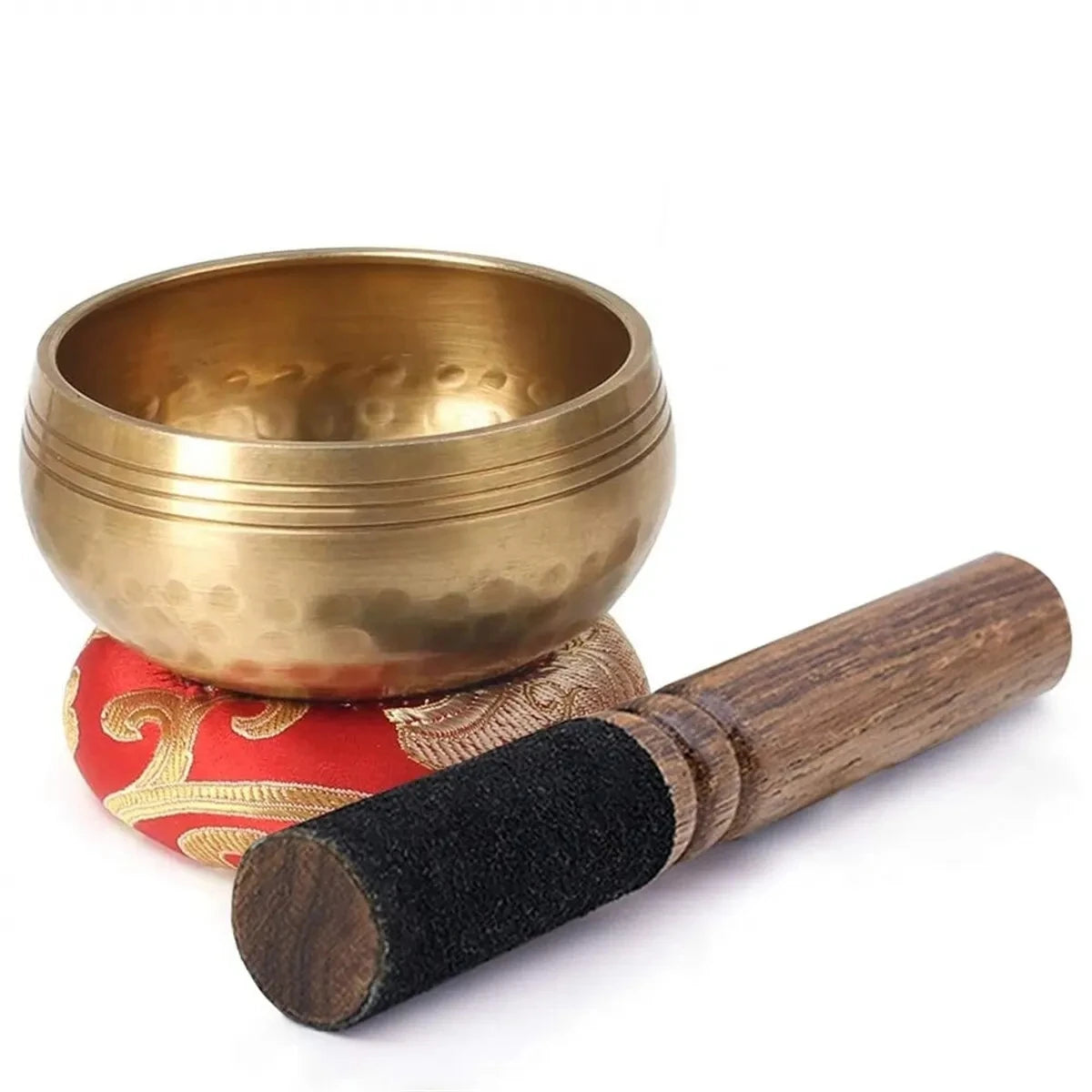 Miwayer Copper Sing Bowl Nepal Tibet Handmade for Religious Sound Therapy Music Yoga Buddha Bowl Chanting Healing Tool