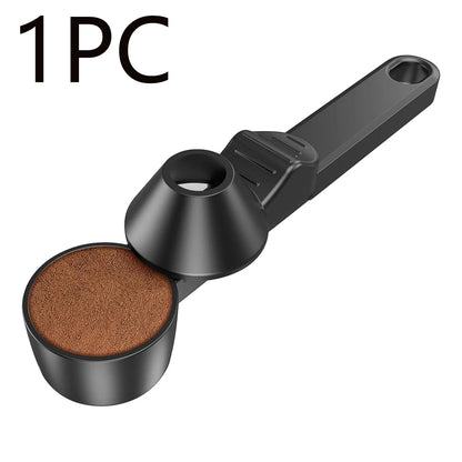 3PCS Creative Coffee Scoop With Funnel Coffee Sliding Spoon Long Handle Large Capacity Protein Powder Leakproof Measuring Spoon