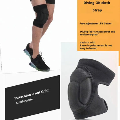 1 Pair EVA Foam Knee Pads Anti-Slip Collision Avoidance Kneepads Sports Dance Gym Yoga Workout Training Knee Protector