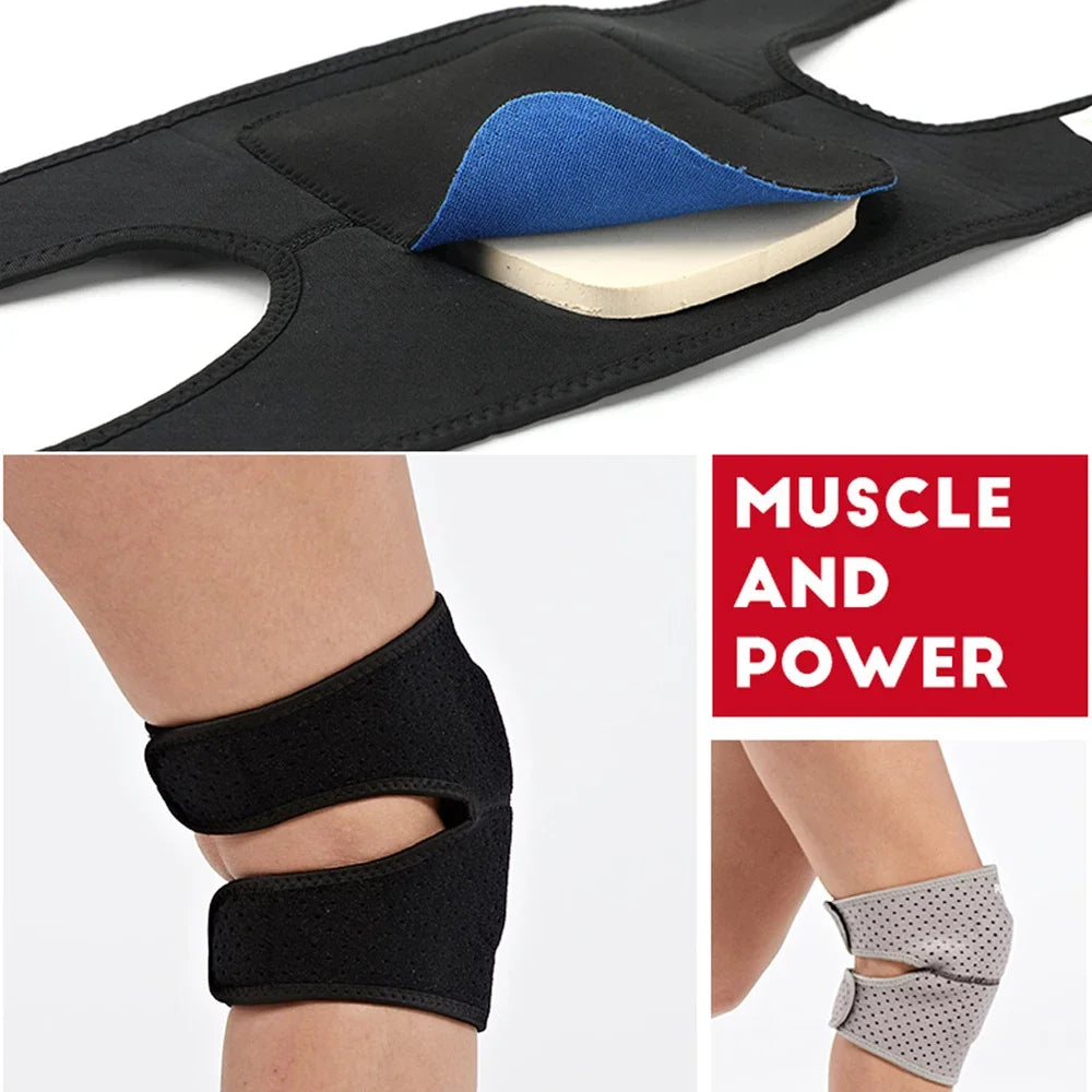 1/2Pcs Breathable Kneepads, Thicken Knee Sleeves Brace Protector Pad Support Crash-proof Anti-slip Knee Pads Brace Wrap Tape