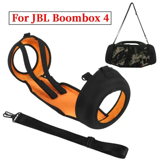 Travel Carrying Strap for JBL Boombox 4 Portable Speaker Shoulder Strap w/Two Side Covers Travel Carrying Pouch for JBL BoomboX4