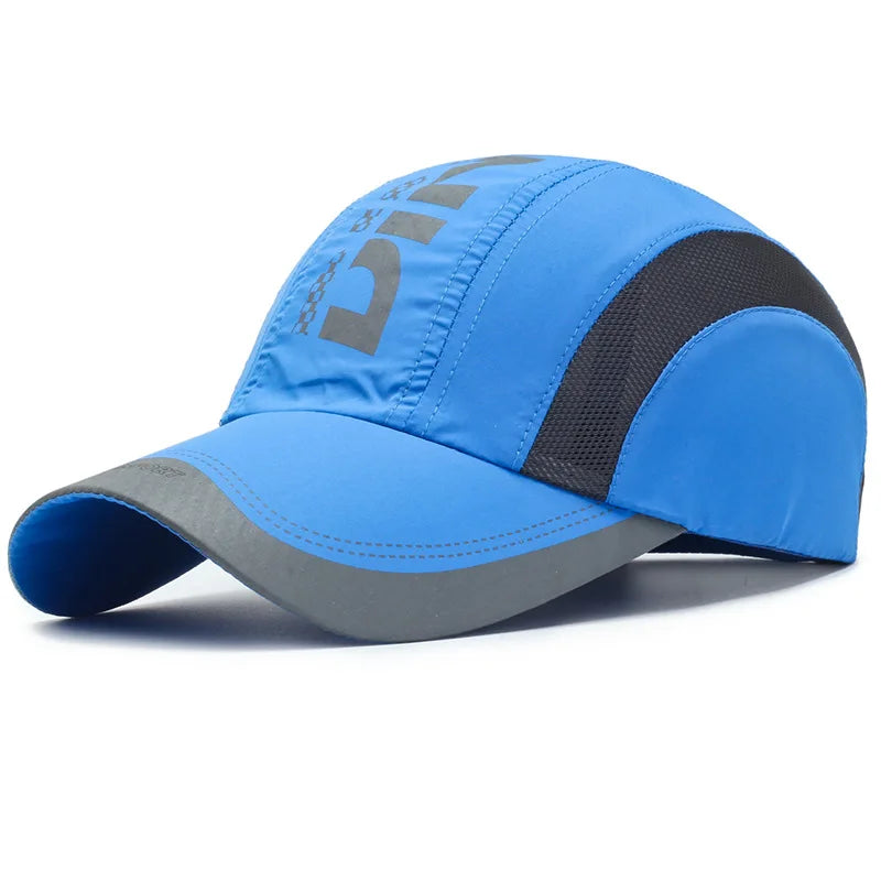 Summer Essential Quick-Dry Breathable Mesh Sun Hat UV Protection Unisex Youth Fashion Outdoor Sports Cap