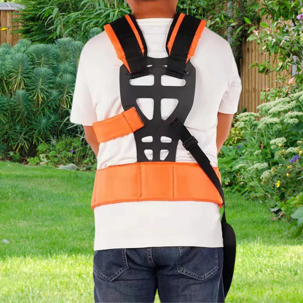 Mower Shoulder Strap Comfortable Padded Belt Double Shoulder Strap Labor Saving Increase Safety for Brush Cutter Trimmer