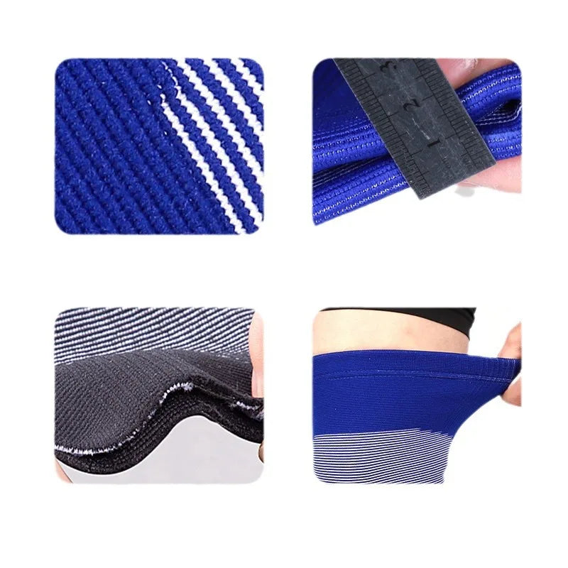 Wholesale Four-Way Stretch Double-Layer Thick Breathable Knitted Nylon Knee Pads, Running Knee Pads That Don’t Slip Easily