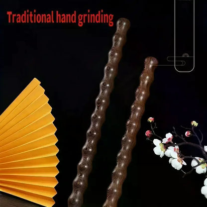 41cm Multi-Functional Chicken Wing Shaped Wooden Massage Stick Body Shaping Muscle Relaxation Massage Roller Tool