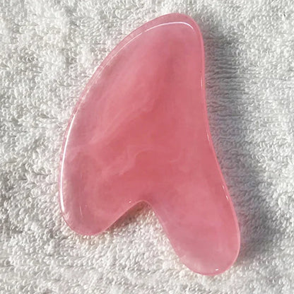 Resin Heart-Shaped Scrapping Piece Massage Back Neck Waist Scrapping Piece Beauty Salon Whole Body Scrapping Spa Tools