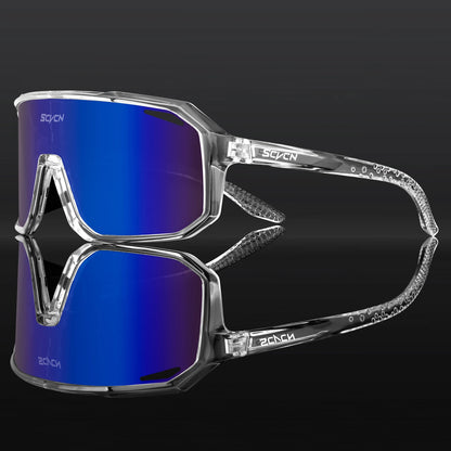 SCVCN Men bicycle Cycling Sunglasses Woman MTB road bike Driving Goggles Outdoor Sports running Glasses UV400 Hiking Eyewear
