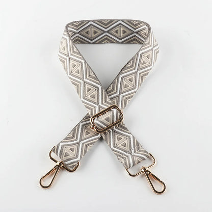 Nylon Shoulder Strap Diy Exquisite Embroidery Universal Fashionable Durable Precision Woven Diagonal Shoulder Strap 3.8CM