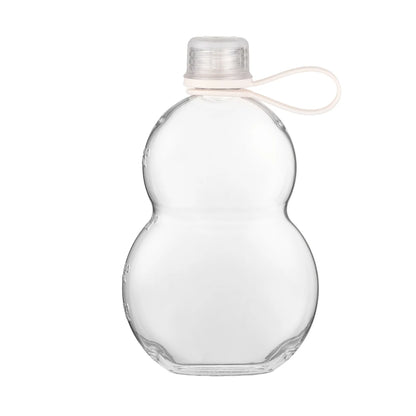 1PC 460ml Retro Gourd Shaped Sports Water Bottle Leak Proof Tritan Plastic Cup for Gym Outdoor Travel Cycling And Daily Use