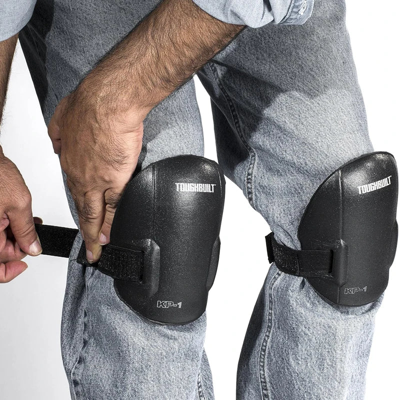 TOUGHBUILT TB-KP-1 Ultra Light Knee Pads Non-Marring Outer Shell  Strong Durable Fit Comfort Protective Tools