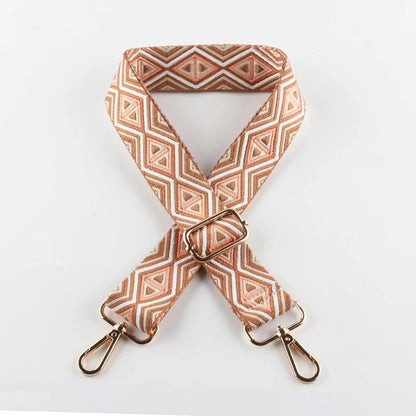 Nylon Shoulder Strap Diy Exquisite Embroidery Universal Fashionable Durable Precision Woven Diagonal Shoulder Strap 3.8CM
