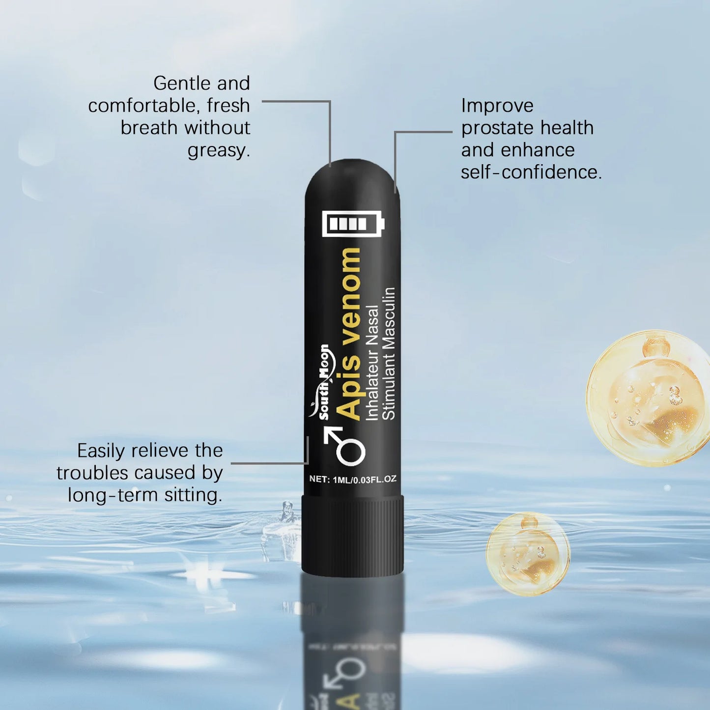 Gentle Care Men's Nursing Nasal Sniffing Stick  Daily Nutrition Body Comfortable Inhalation Nasal Sniffing Stick 2026 New