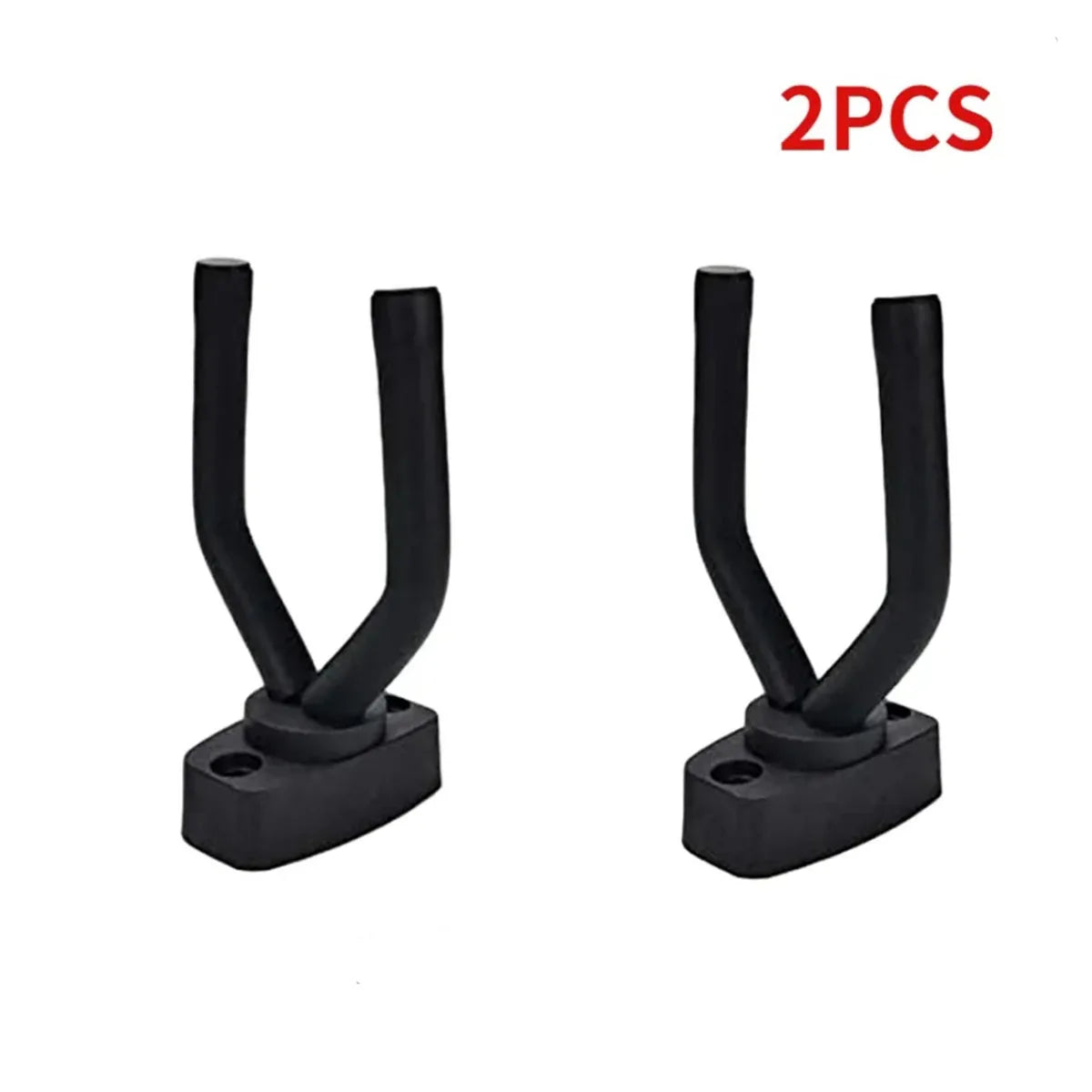 Miwayer Wall Mount Guitar Hook – 1/2/5/10pcs, Metal Core + ABS, Anti-Scratch EVA Padding, Fits Most String Instruments