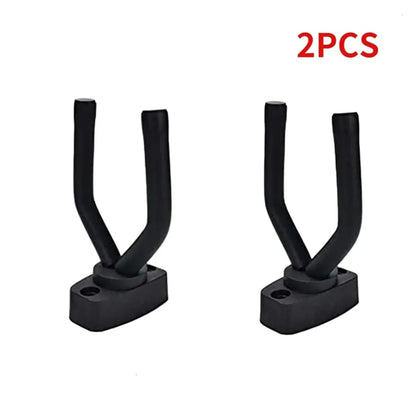 Miwayer Wall Mount Guitar Hook – 1/2/5/10pcs, Metal Core + ABS, Anti-Scratch EVA Padding, Fits Most String Instruments