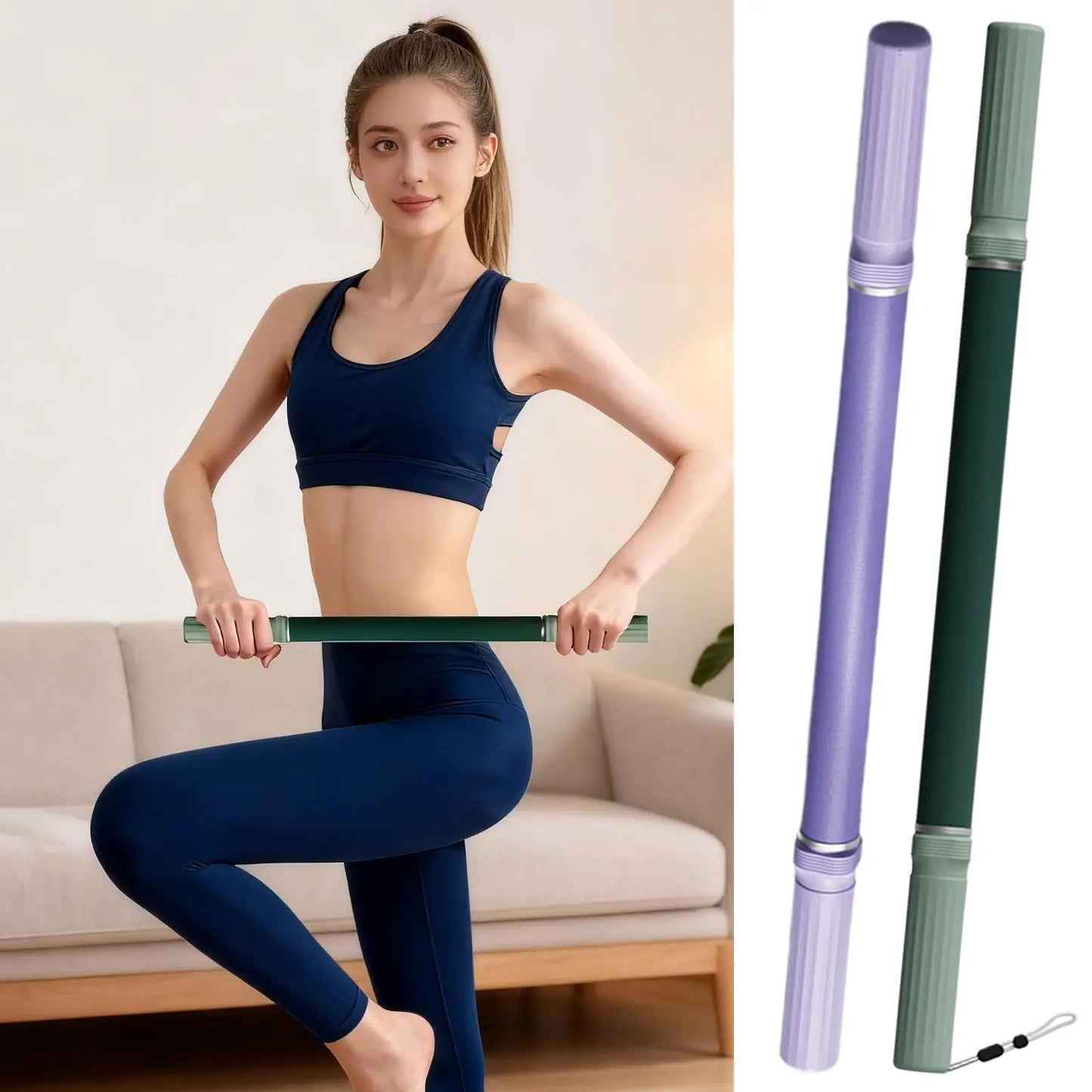 Yoga Stick for Stretching Relaxation Tool Roller Ergonomic Training Device for Body Stretching for Sports Outdoors Home Workout
