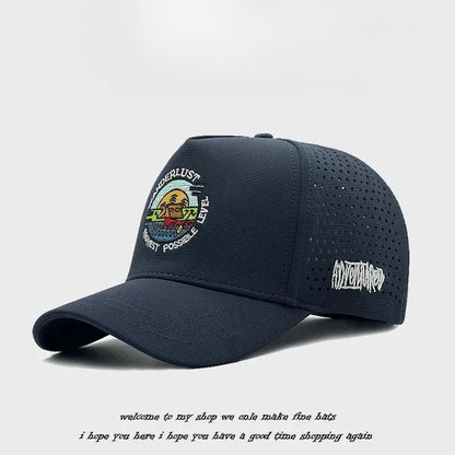 Big Size Closed Back Baseball Caps Mesh Breathable Trucker Caps for Big Heads Men Extra Large Head High Top Sports Cap 60cm 65cm