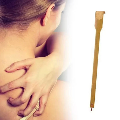 Natural Bamboo Back Scratcher – Soothe Itchy Skin and Unwind, Ideal for Older Adults