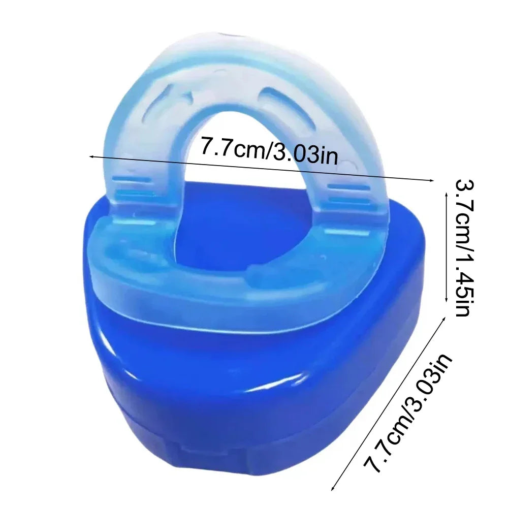 Anti Snoring Mouthpiece and Night Guard for Teeth Grinding Soft Silicone Dental Guard for Bruxism Relief