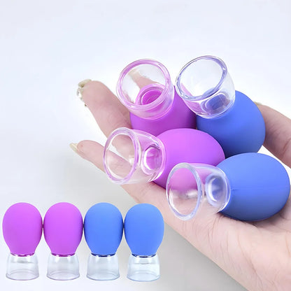 NEW Silicone Vacuum Cupping Jar Cellulite Massage For Face Acupuncture Hijama Suction Vacuum Tank Slimming Body Care Beauty Tool