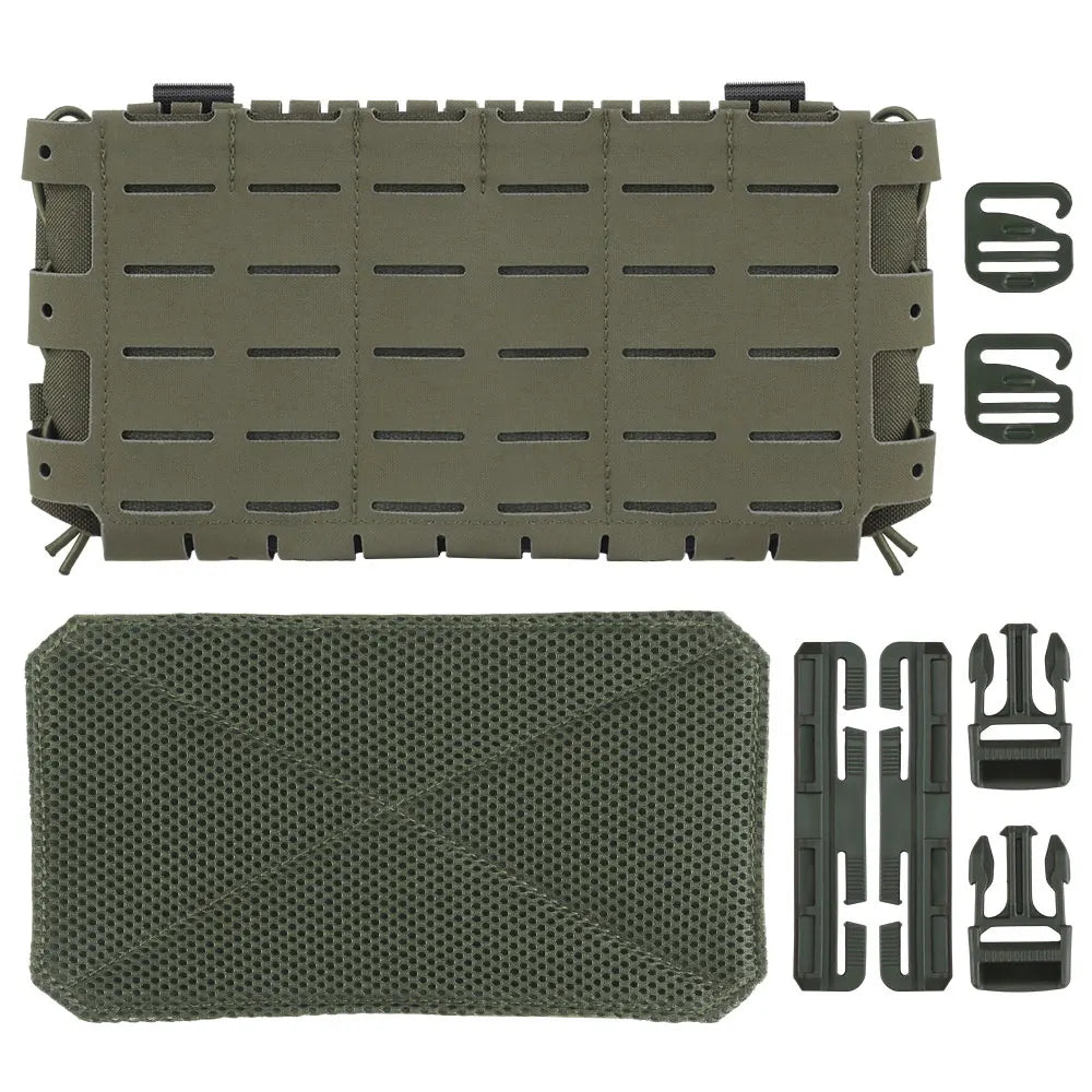 Tactical ARC Chest Rig V3 Shoulder Strap 5.56 Triple Mag Pouch with Bilateral Quick Release Slide Molle Platforms Hunting Vest