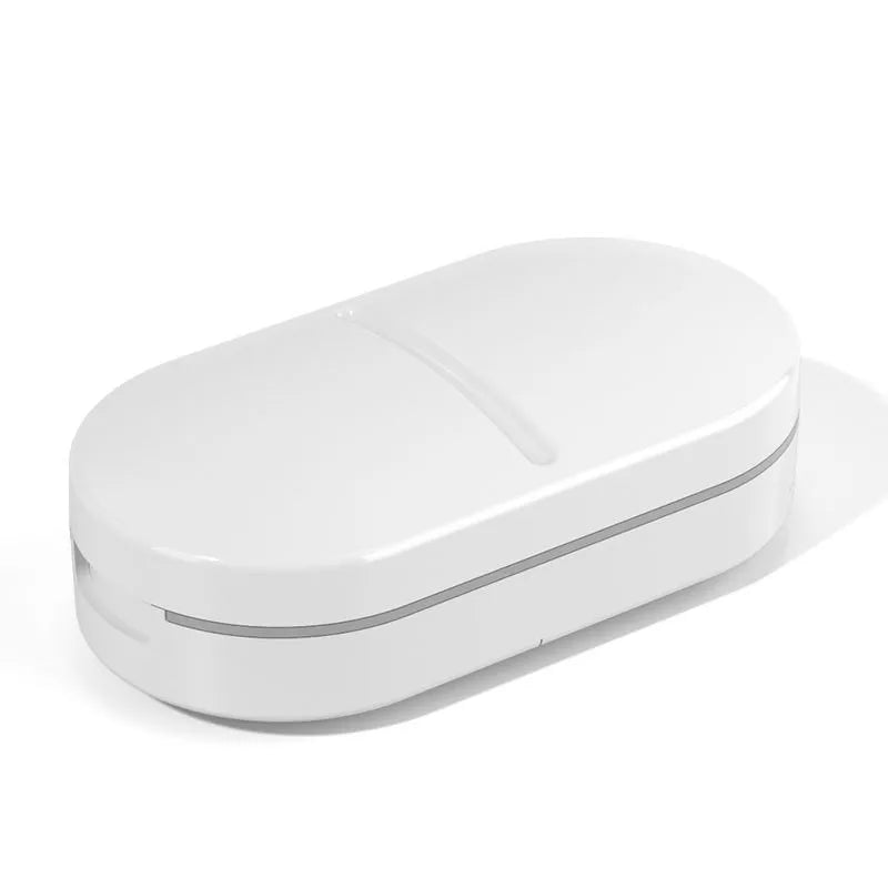 Pill Box Case 7 Day Weekly Medicine Storage Box Double Row 14grid Tablte Dispenser Organizer Open Lid First-Aid Kit Container