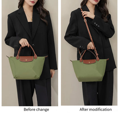 New Adjustable Purse Straps For Longchamp Replacement Crossbody Bags Handbag Wide Shoulder Strap Real Leather Adjustable