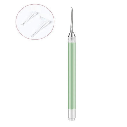 Stainless Steel Luminous Ear Scoop with Light Visual Ear Cleaner Handy Ear Picking Tool