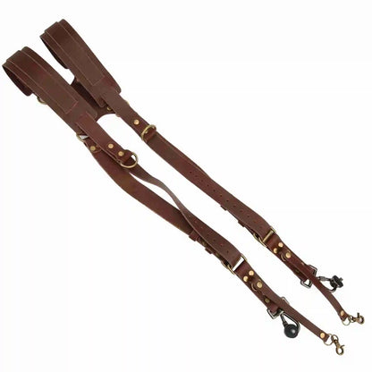 Camera Strap Adjustable Dual Leather Rivet Double Shoulder Digital Camera Shoulder Strap Harness Accessory Camera Harness