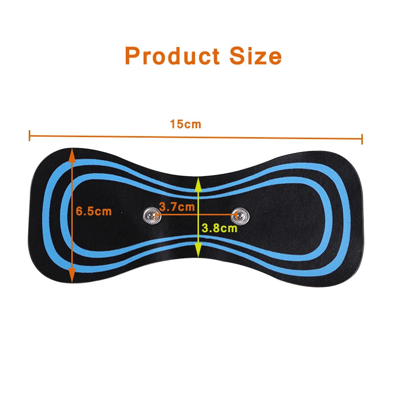 Tens Massager Electrode Pads For  Neck Massager Gel Patch Accessories Trainer Exerciser Replacement Muscle Stimulator Sticker