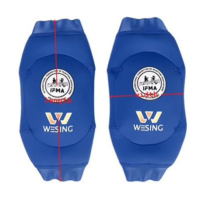 Wesing IFMA MMA Kickboxing Taekwondo Muay Thai Elbow Support Pads Sanda Arm Pad Protector Training Protective Gear DEO