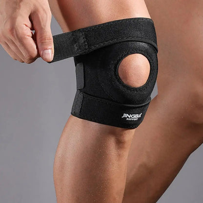 Knee Support Adjustable Compression Knee Pads Knee Support Brace Sports Workout Protective Gear Stabilizer Elastic Breathable